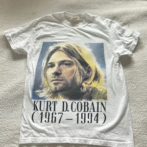 Kurt Cobain Nirvana tshirt